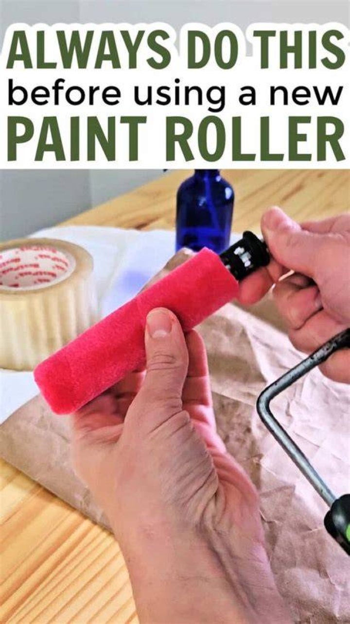 You Need to Do This Before Using a New Paint Roller