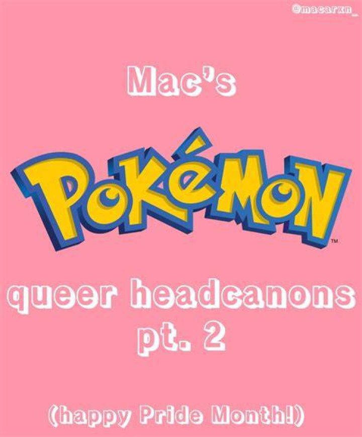 Your queer Pokémon headcanons? | Bulbagarden